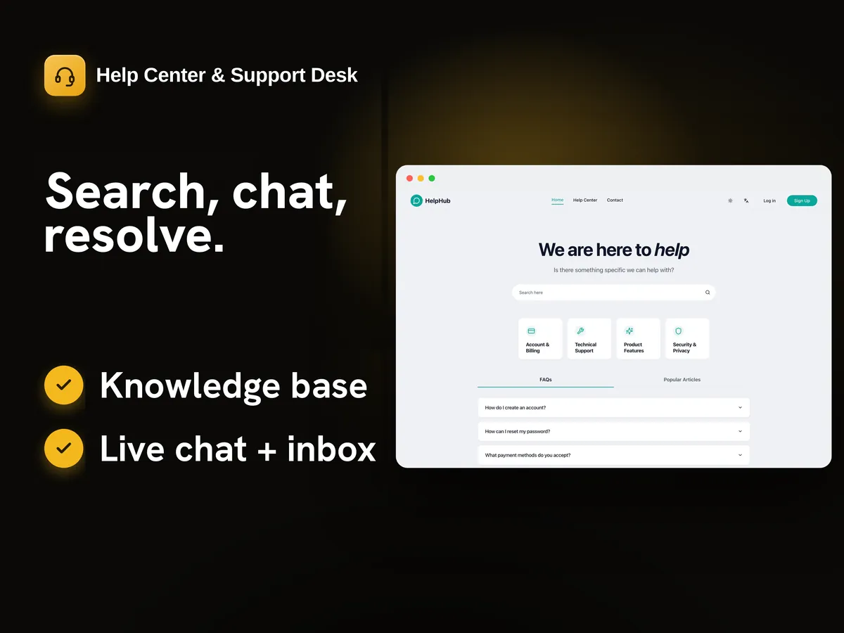 Help Desk like Zendesk