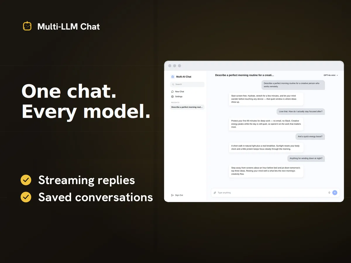AI Chat like ChatGPT